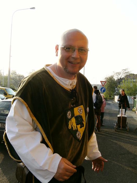 Zahájení Putování bez přestání, duben 2010, 7 hodin ráno