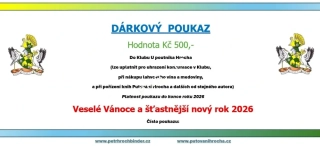 Dárkový poukaz na Kč 500,-